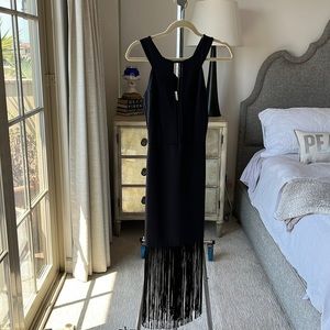 Great for the dance floor!  Black dress for girls night out or date night!